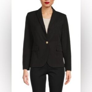 Derek Lam 10 Crosby Allie Single Breasted Black Blazer  Size 2